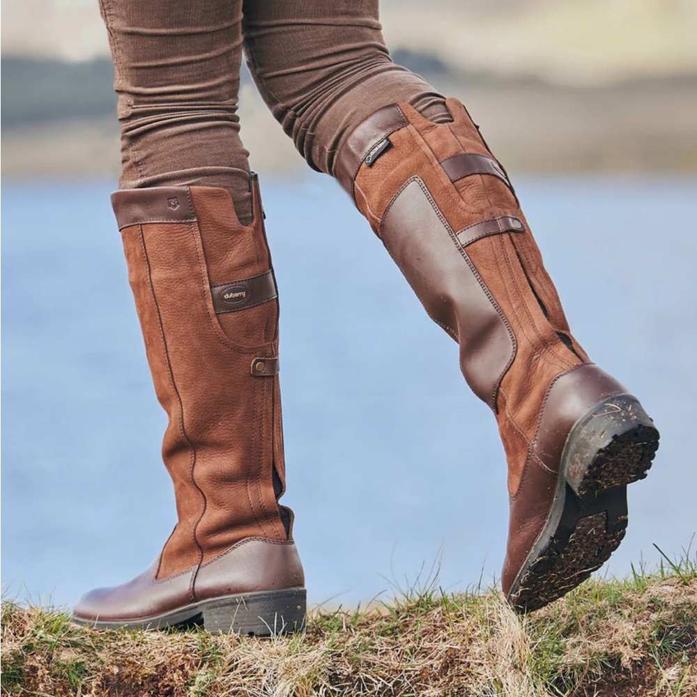 Dubarry of Ireland Brown Leather Women’s Clare Boots EUC 41